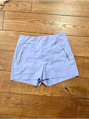 Athleta Trekkie shorts. Periwinkle Blue. Size 6